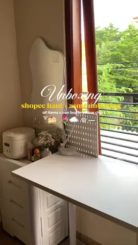 unboxing shopee haul 7.7 2025🤍🧚‍♀️🌷☁️✨ senangnyaaa gemes” bgtt dari room decor sampe outfit  #roomdecor #shopeehaul #haulshopee #unboxing #unboxingvideo #aesthetic #unboxingaesthetic #anakkost #anakkostcheck #spilloutfit #spillshopee #asmrsounds #asmrunboxing 