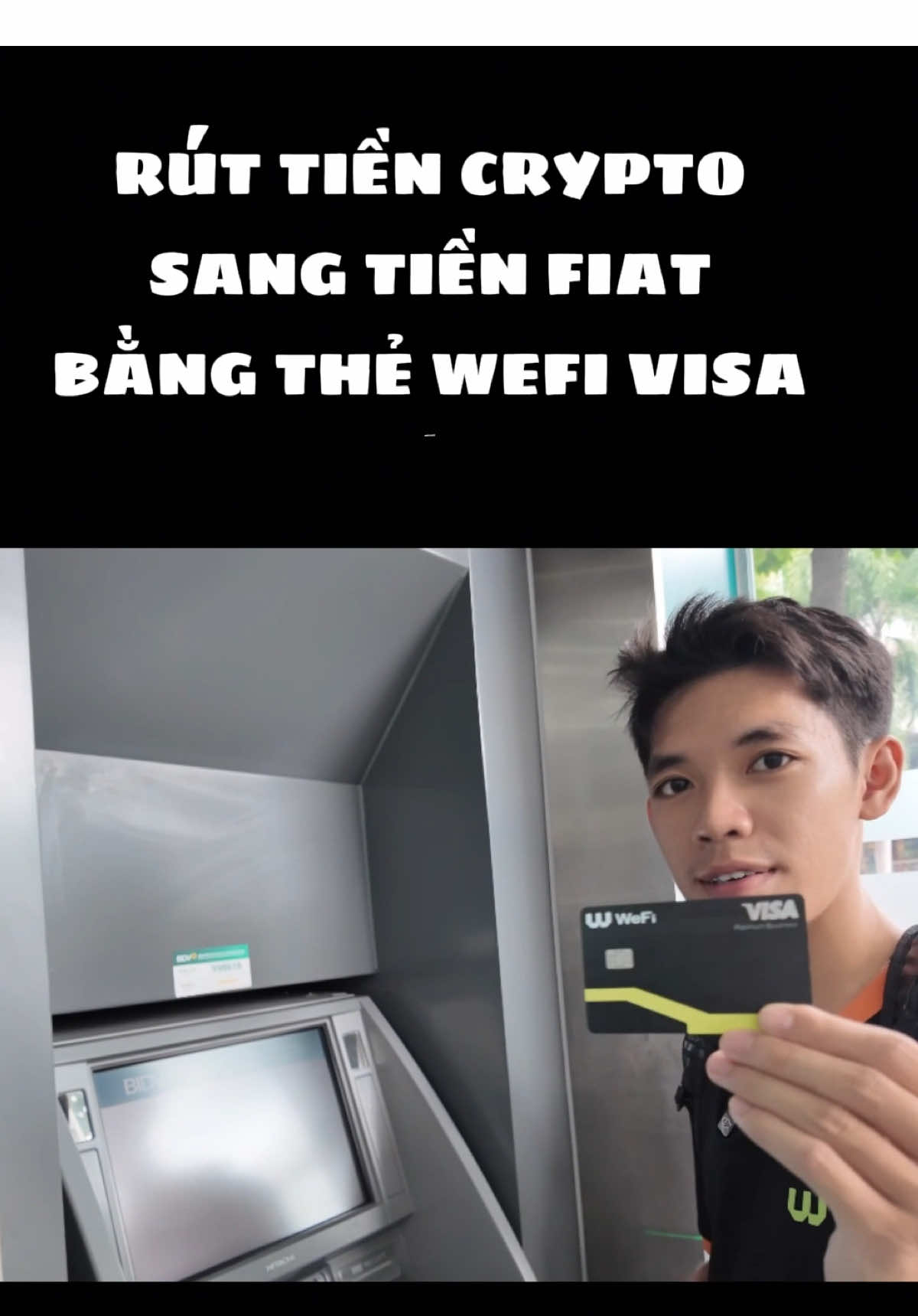 Rút tiền fiat vnd với thẻ wefi visa. Wefi visa giúp rút tiền hoặc thanh toán từ Crypto sang tiền Fiat 1 cách nhanh chóng và đơn giản nhất #crypto #visa #wise #wefi #wfi #deobank #ducthinhcrypto 