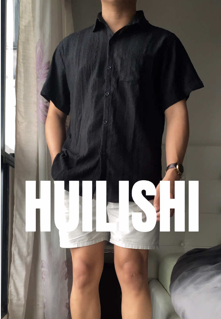 Trending HUILISHI Hollow solid color short sleeve polo for casual or simple outfit. #trendingoutfit #diyfashion #fashiontips #mensfashion #FitTok #fittok #trendingoutfit 