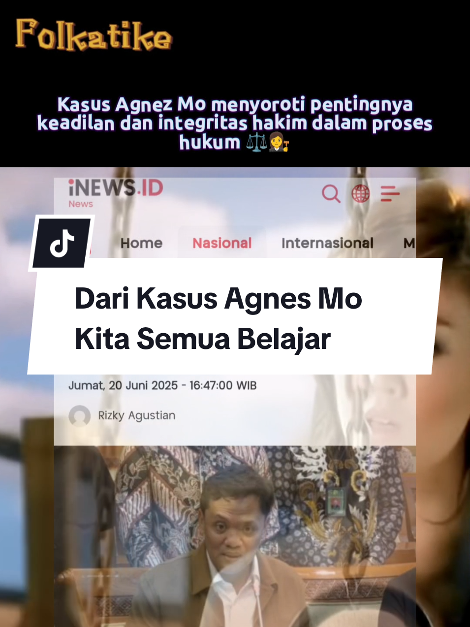 Meskipun Agnez Mo dinyatakan bersalah atas pelanggaran hak cipta, Komisi III DPR menduga adanya pelanggaran kode etik oleh hakim Pengadilan Niaga Jakarta Pusat dalam prosesnya. #artis #dunia #warga #fypage #foryoupage❤️❤️ #fyp #indonesia #agnesmo #matahariku #hakim #hukum #hak #cipta #putusan 