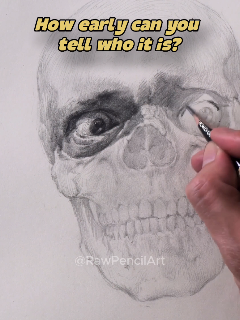 How early can you tell who it is?  #anatomydrawing #pencildrawing #pencilart #drawing #howtodraw #drawingtutorial #pulpfiction #art 
