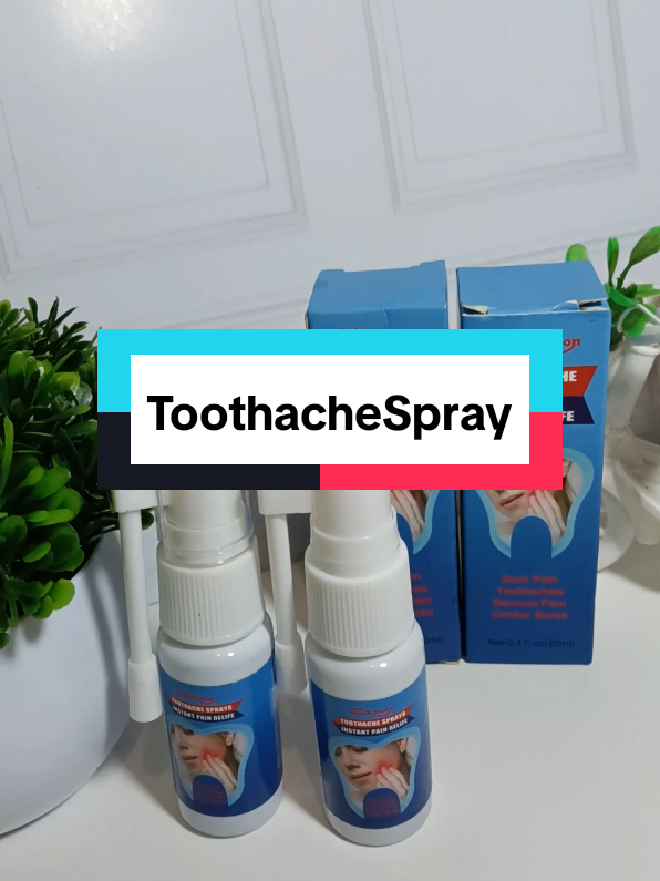 Cukup semprot, rasa sakit langsung redam seketika! Hashtag: #SakitGigiLangsungReda #SemprotAja #ToothacheSpray #juwi06 