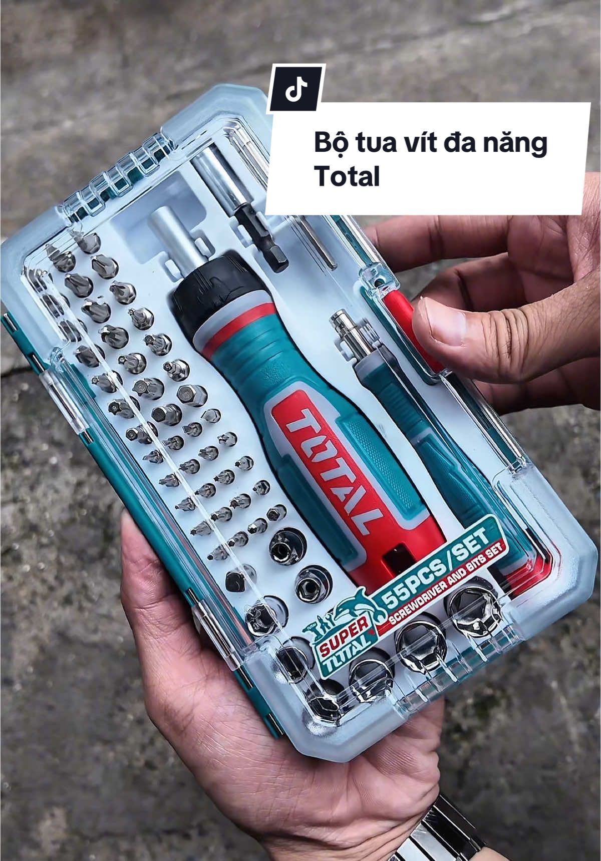 Bộ tua vít đa năng 55 chi tiết từ Total #storethietbi #total 