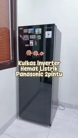 Kulkas Inverter Panasonic Hemat Listrik, ada Stabilizernya, Garansi kompresor 12th #kulkas2pintu #kulkas #kulkaspanasonic #panasonic #kulkasinverter #satukontentiaphari #fyp 