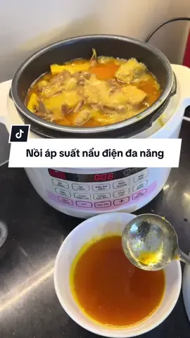 Trả lời @Ngan dang nồi áp suất nấu điện đa năng tiền lợi nấu nhanh bác nào chưa có nên rinh ngay 1 em #cuocsongxaque #noiapsuat 