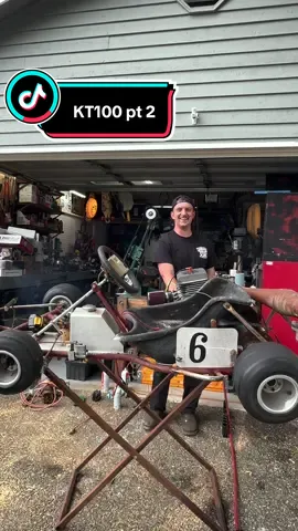 Replying to @Casey lemmeborrowadolla Found out that this big chungus is a vintage Margay Invader go kart. Am I the swindler or swindlee? #karting #gokart #f1 #racing #mariokart