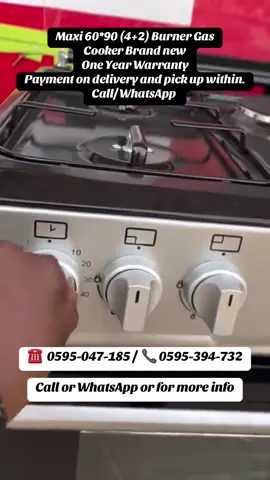 #creatorsearchinsights  megagadgetselectronics and others mind_i_e_multi_concept Maxi 60*90 (4+2) Burner Gas Cooker Brand new One Year Warranty Payment on delivery and pick up within. Call/ WhatsApp  @lgmexico  @Hisense  #fyp #foryoupage #pypシ #ghanatiktok🇬🇭 #ghanatiktokers🇬🇭🇬🇭🇬🇭 #tik_tok #type #burner #gharbaithoindia #myanmar #dubai🇦🇪 #dubaitiktok 