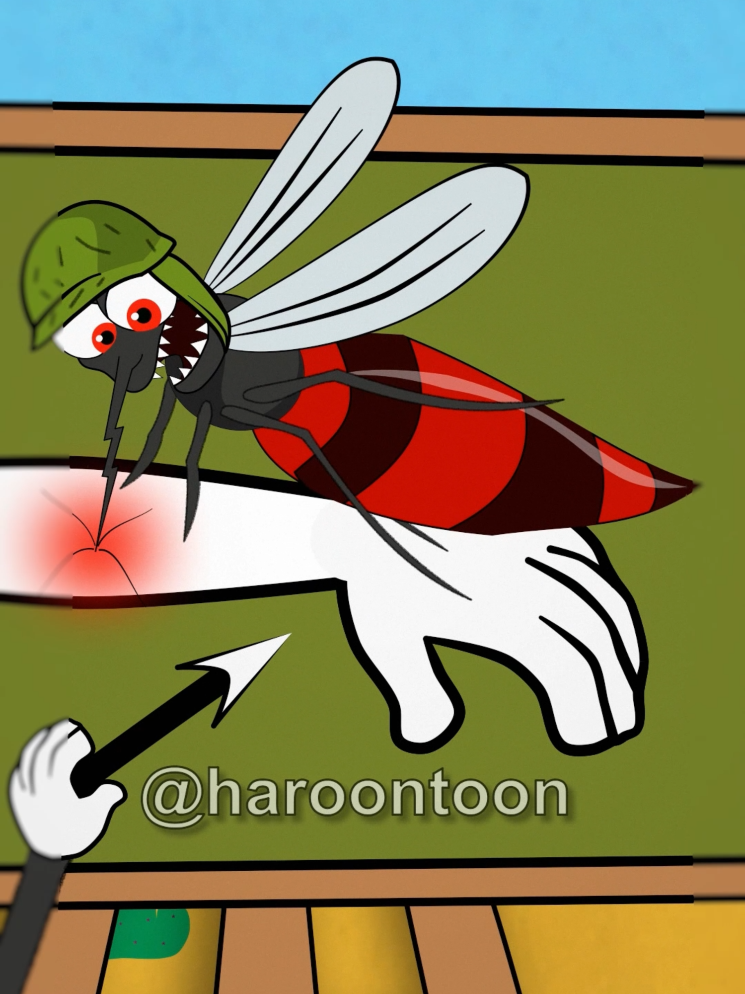 إستعداد البعوض لفصل الصيف #animation #Summer #البعوض #الصيف