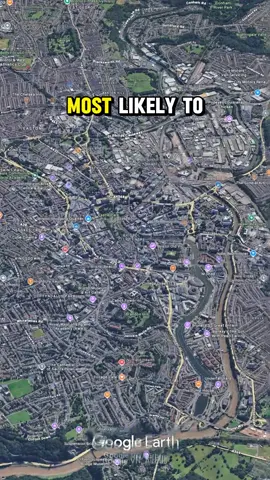 Where in the UK are you most likely to get mugged? #mugg #bristol #london #camden #blackpool #googleearth #foryoupage❤️❤️ #manchester 
