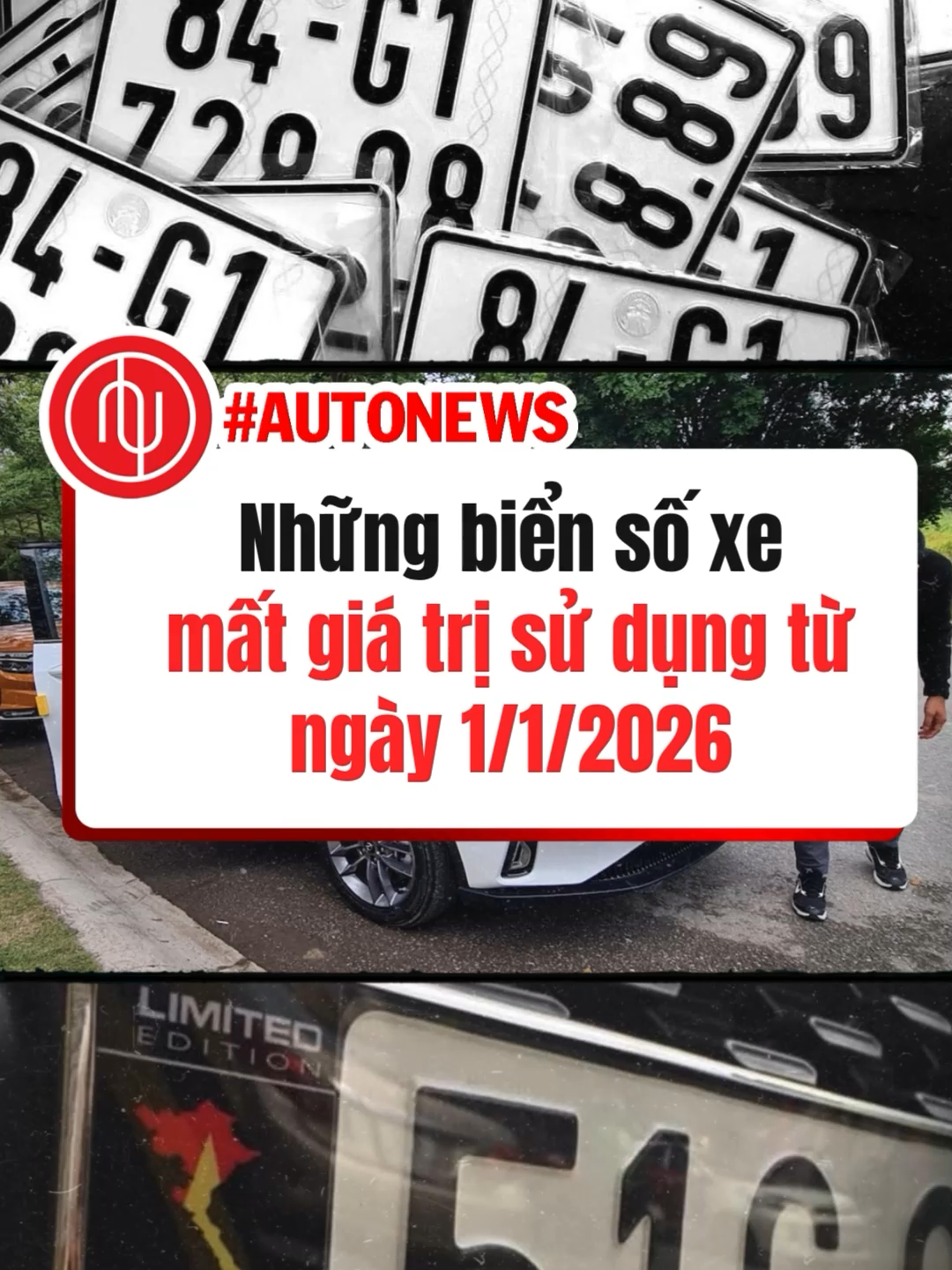 Những biển số xe mất giá trị sử dụng từ ngày 1/1/2026 #oto #xuhuong #autonews #hemera #biensoxe
