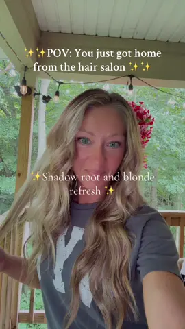 When your hairstylist understands the assignment every single time 💇‍♀️✨ #hair #hairstyle #SelfCare #shadowroot #blondehair #fypシ #roadto10k #me #morgan_baileyyy_ 