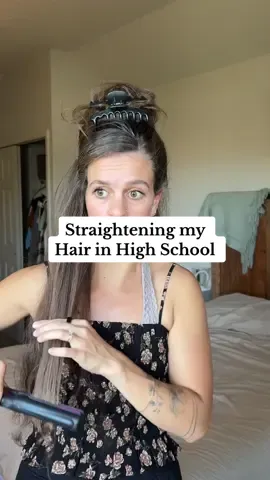 looking back…I damaged my hair so much more than I thought 😭  @wavytalkofficial #wavytalk #2007 #thenvsnow #straighthair #highschool #curlyhair #wavyhair #frizzyhair #flatiron #hairdamage #damagedhair #steam #fyp 