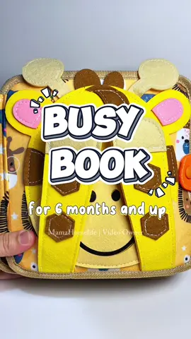Giraffe BUSY BOOK for your babies and toddlers #busybook #busybookforkids #busybookfortoddlers #fyp 