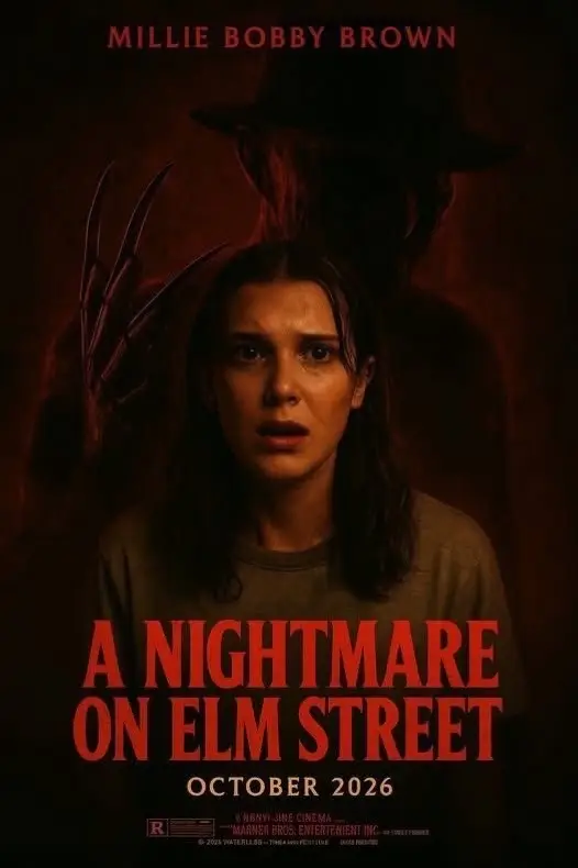 In a jaw-dropping surprise for horror fans, Warner Bros. and New Line Cinema have just dropped the chilling first trailer for A Nightmare on Elm Street (2026) — the highly anticipated reboot of the legendary slasher franchise. But the biggest shock isn’t Freddy Krueger’s gruesome return — it’s Millie Bobby Brown taking center stage as the new face of fear. In a jaw-dropping surprise for horror fans, Warner Bros. and New Line Cinema have just dropped the chilling first trailer for A Nightmare on Elm Street (2026) — the highly anticipated reboot of the legendary slasher franchise. But the biggest shock isn’t Freddy Krueger’s gruesome return — it’s Millie Bobby Brown taking center stage as the new face of fear.