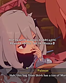 Paimon dropping the tea #GenshinImpact #fyp #genshinedit #paimon #paimonedit #skirk #traveler #hoyocreators 