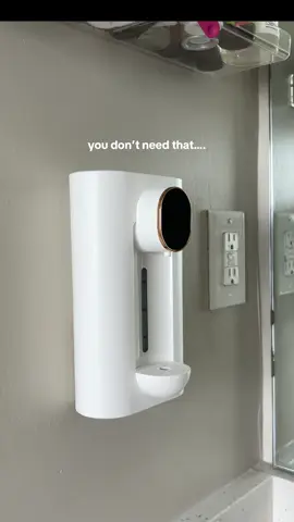 I mean it seemed pretty essential to me 😆 linked this automatic mouthwash dispenser in my bio. 🤌🏻 #bathroomessentials #masterbath #homefinds #amazonfinds #mouthwash #amazonhomefinds #amazonfavorites #amazonmusthaves 