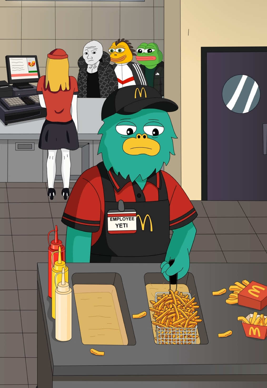From Frying Fries to Retirement 🍟📈 #crypto #memecoin #binance #trading #yeti_dyor #Pino #solana #pepe #doge