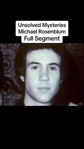 Unsolved Mysteries Michael Rosenblum Full Segment #unsolvedmysteries #robertstack #pennsylvania #pa #pittsburgh #car #missing #conspiracy #police #addiction #fyp #fypシ #foryou #foryoupage #fy #for #you #page #viral #viralvideo #viraltiktok #makeitgoviral