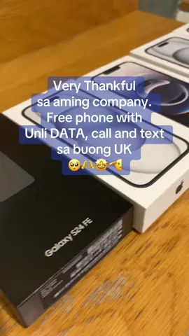 Sisipagin at maiinspire ka talaga! Company perks dito sa UK. Free handsets with unli data, call at text! Iba ka talagang mag—aruga, #bee !  #thankful #free #iphone #samsung #takeyourpick 