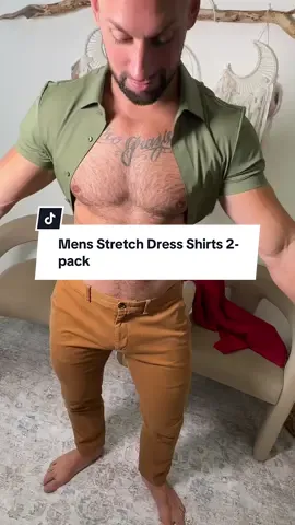 These are so hot 🔥 but also cool for summer #dressshirt #mensshirts #menswear #tiktokshopfinds #dealsforyoudays 