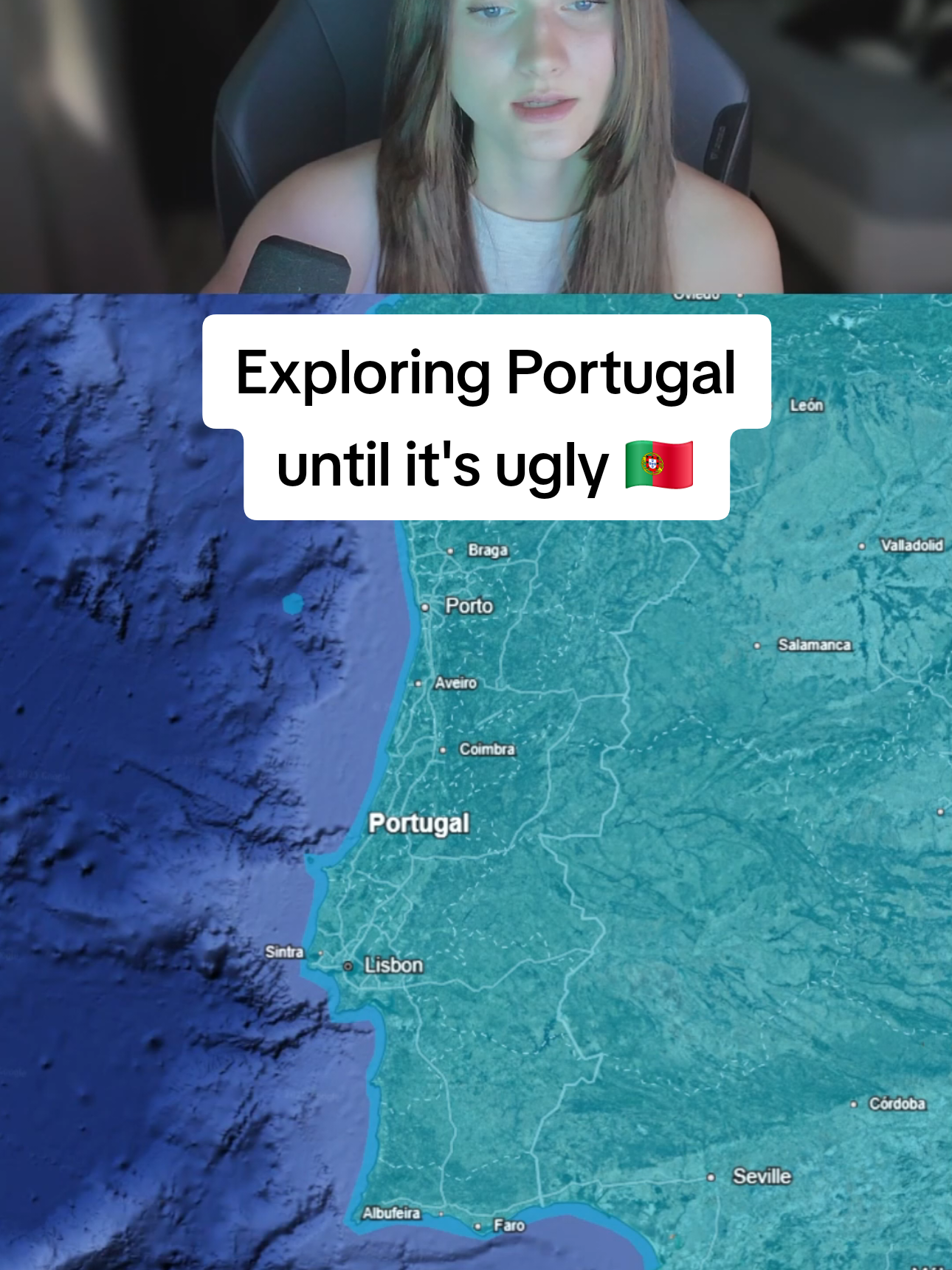 Exploring Portugal until it's ugly 🇵🇹 #googleearth #travel #exploring #portugal 