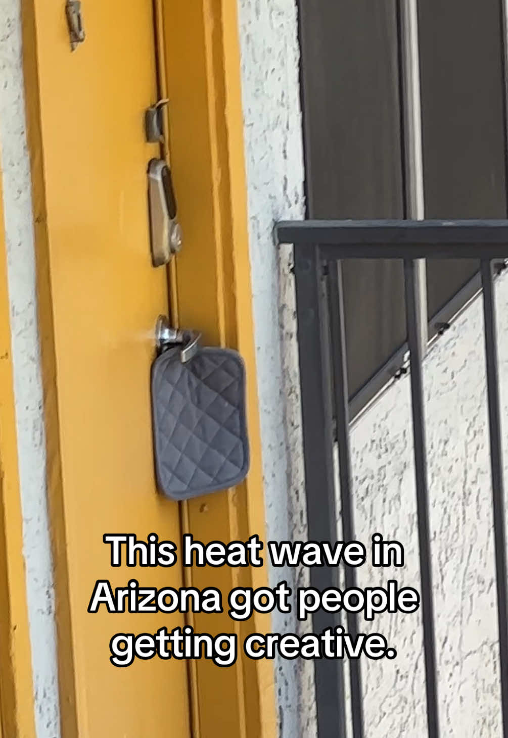 Honestly a great solution #az #heatwave #Summer #arizona #fyp 