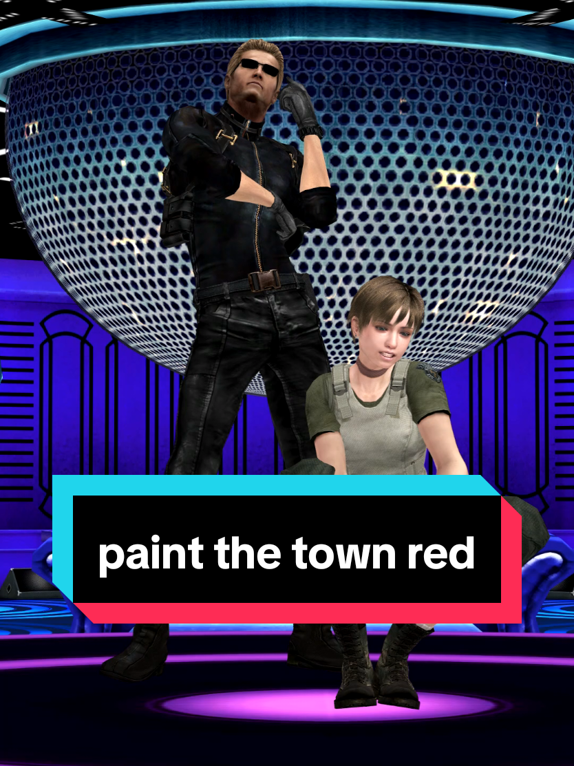 #paintthetownred #dojacat #albertwesker #rebeccachambers #residentevil #dancetrend #fypシ #foryou 