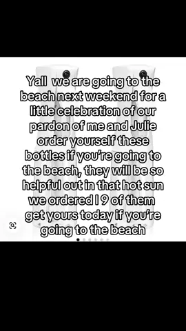 I’m telling you these will be a lifesaver also we will be filming at the beach !! Stay tuned to see that but get your bottles today. If you’re going to the beach, Savannah told me these are a big lifesaver whenever she went to the beach !! #fypシ #fyp #fyp #fyp #fyp #fyp #fyp #fyp #fyp #fyp #fyp #fyp #fyp 