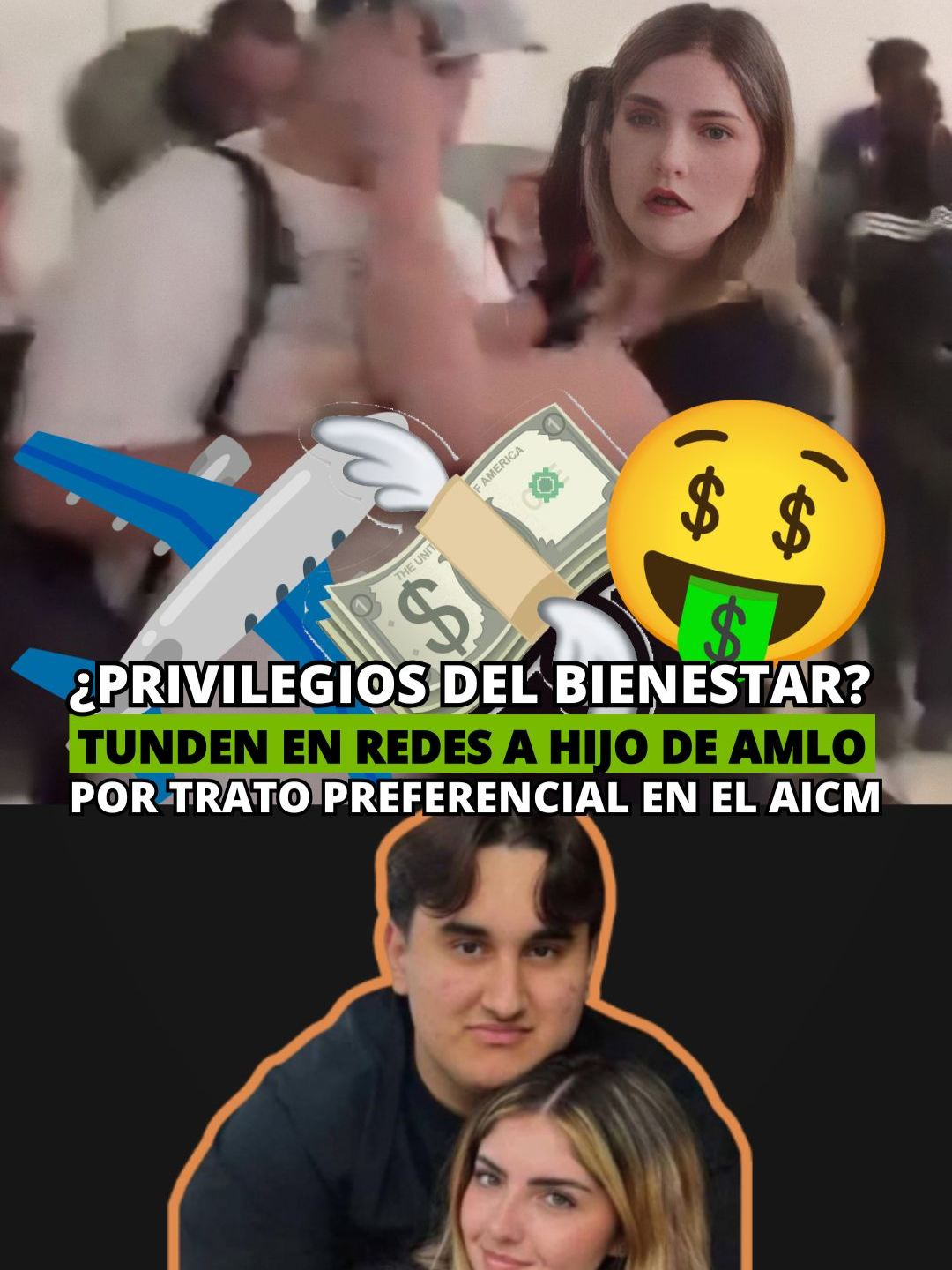 🚨 DE NUEVO EN BOCA DE TODOS: el hijo de AMLO causa polémica tras ser captado en el Aeropuerto Internacional de México 🛫 Recibió trato preferencial, según testigos, y su look con tenis Gucci 👟 ha desatado críticas por ir en contra del discurso de austeridad de su papá. ¿Privilegios o exageración? 🤔 #AMLO #PolíticaMX #Austeridad   #AICM #México #foryoupage #fyp #Viral #Noticias #ÚLTIMAHORA #comparte #viralestiktok #jesusernestolopez