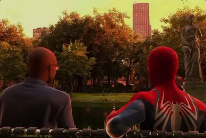 Spider-Mans heart to heart w random stranger 💔  #spiderman #peterparker #deepthoughts #edits #sad 