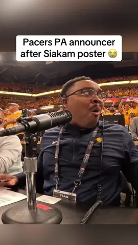 Bro was hyped 😂🗣️ (@Pacers) #NBA #pacers #indianapacers #nbafinals 