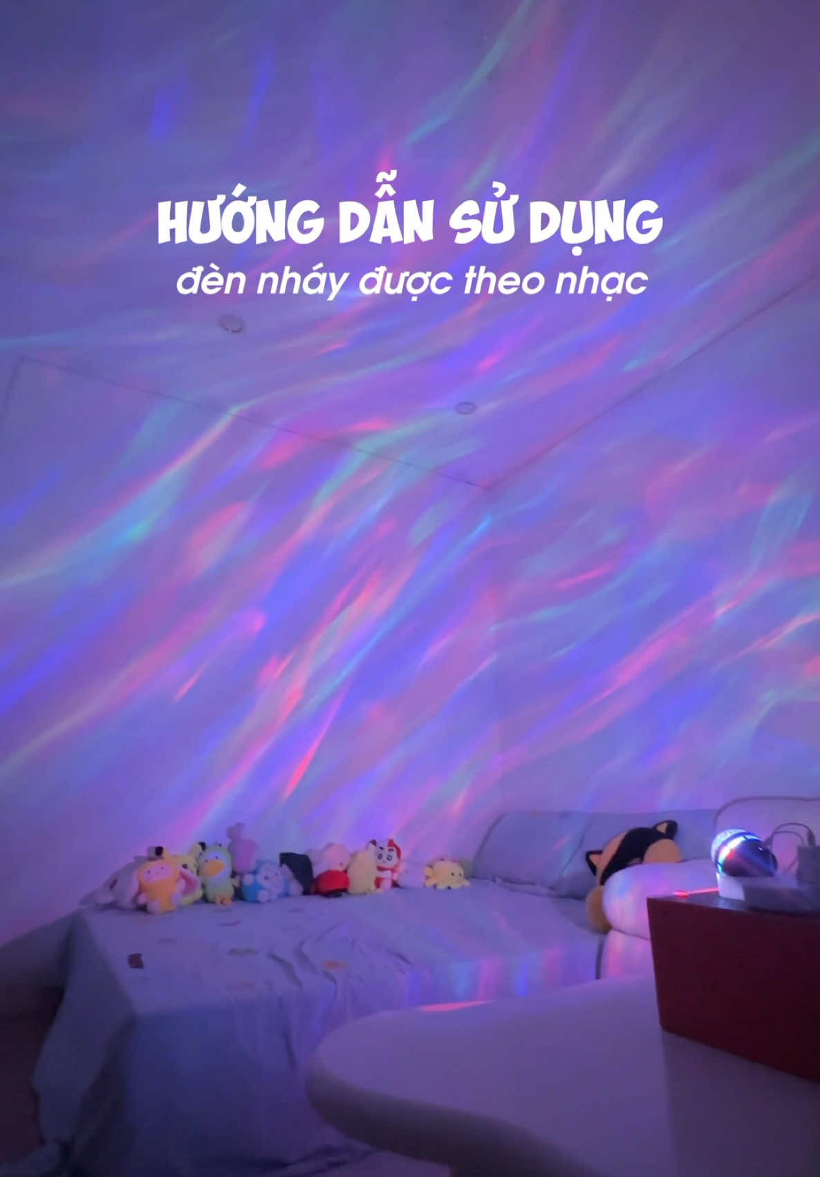 mọi người đã biết cách để bật chiếc đèn này lên để nháy theo nhạc  chưa ạ 😘#vuadenled #q6s #dennhaytheonhac #denchieuphong 