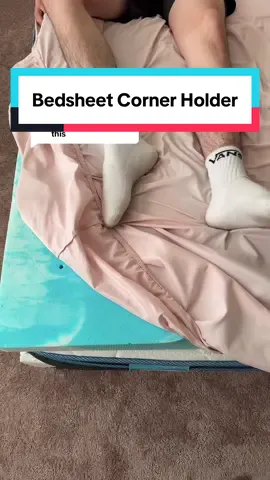 Replying to @Meghan Reilley | Boy Mom if you or anyone you know is a rough sleeper and always pulls the sheets out, these bed sheet holders are perfect for your bed!✅
