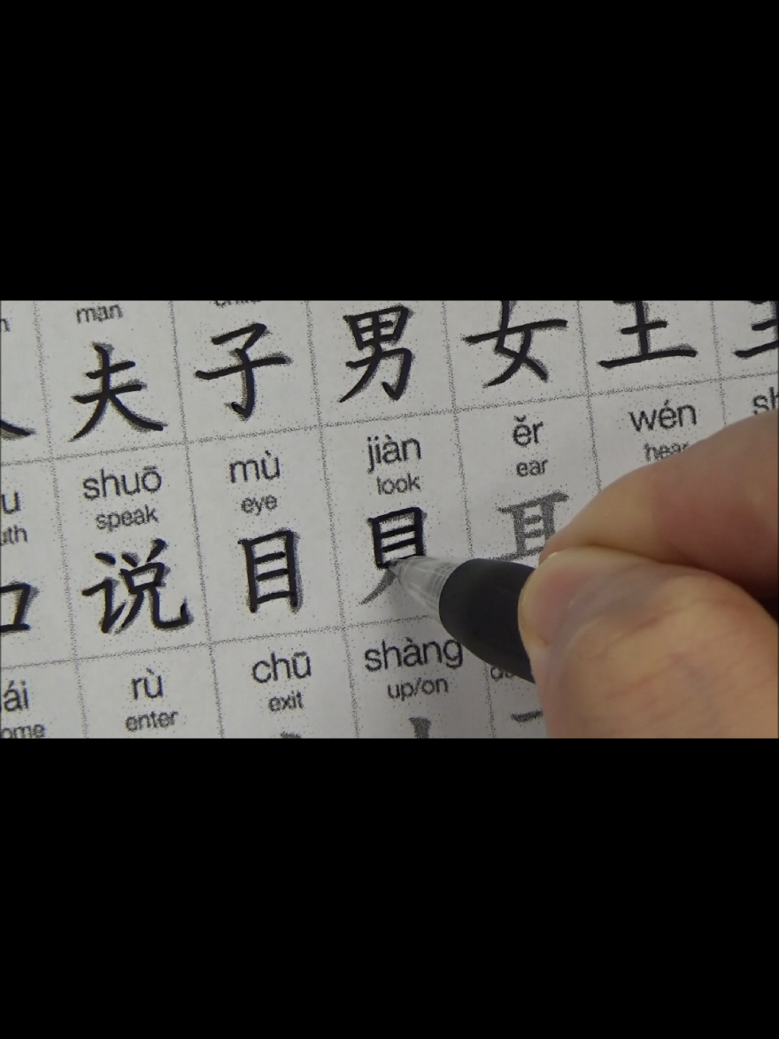 How to Write 100 Basic Chinese Characters #chinese #china #handwriting #character 