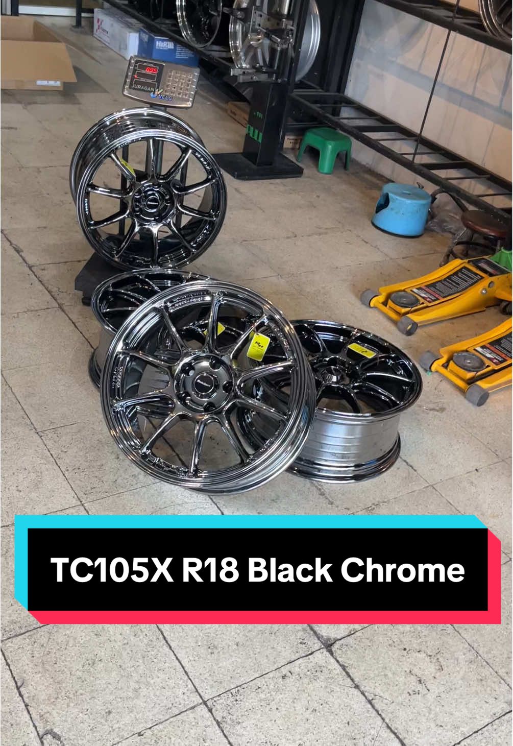 Velg Viral TC105X Black Chrome R18 #xpander #innova #2kd #fyp 