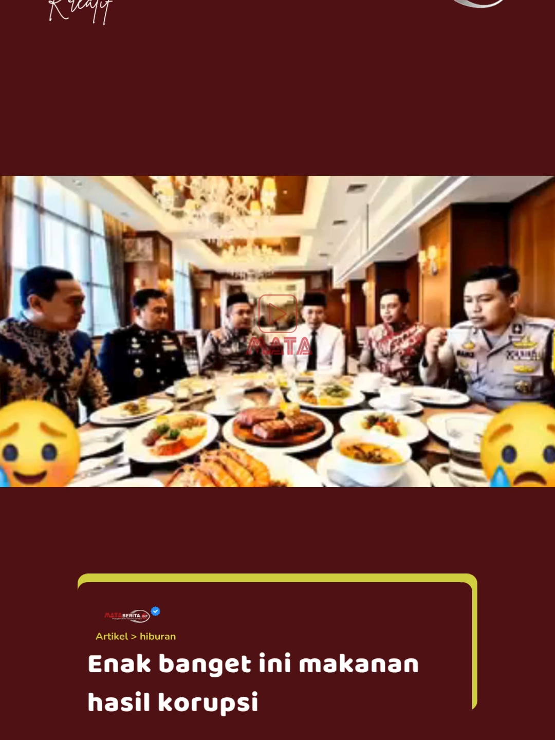 Makanan Hasil Korupsi