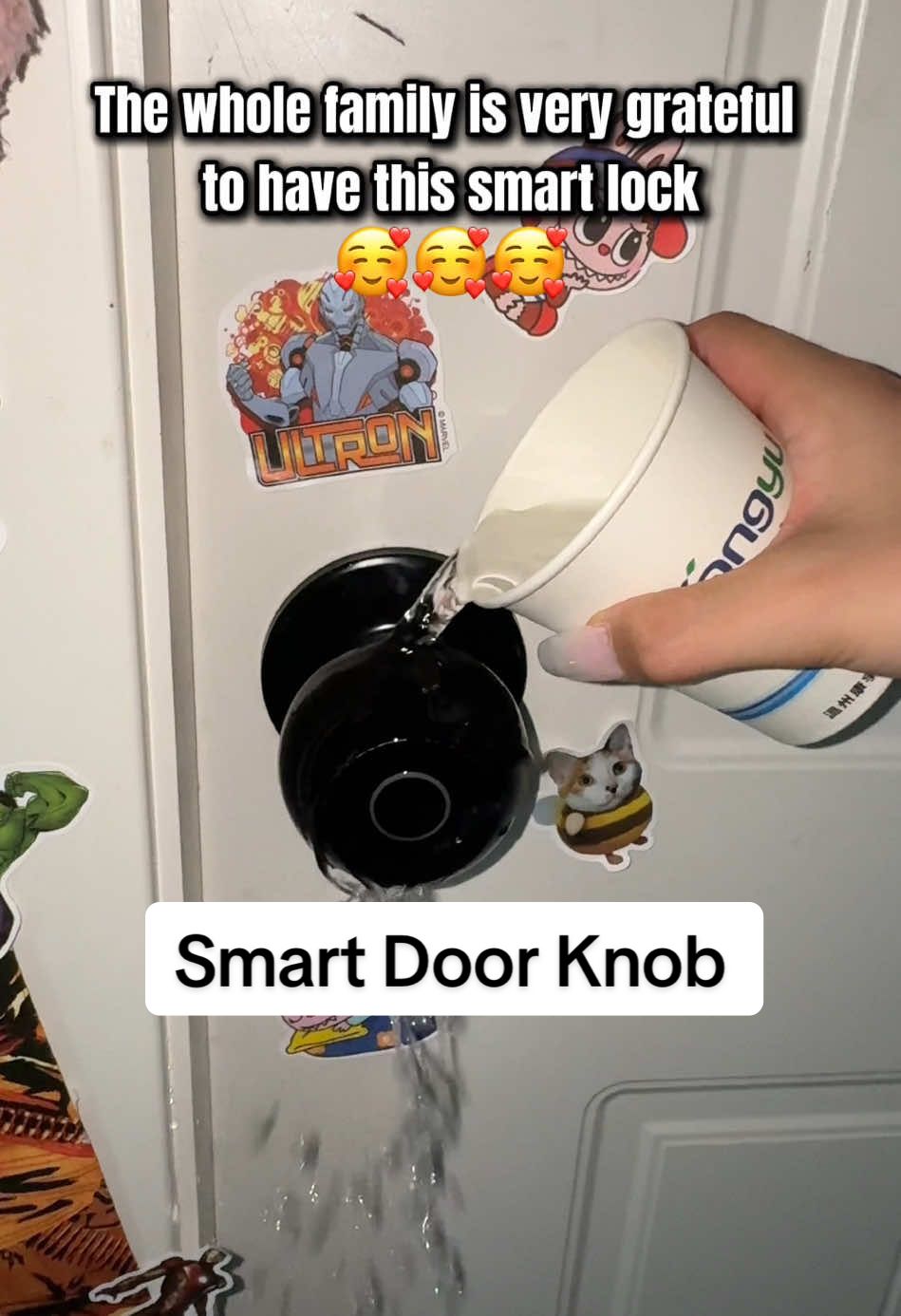 Tap in lock out!!!!#fathersdaygifts #lock #fingerprintdoorlock #fingerprintdoorkno #smartdoorknob #BiometricLock #PuertaSegura  #tiktokshop #fyp #fy #foryou #tiktokmademebuyit #tiktokshopspringglowup #springtok #tiktokshopfinds #viral #fypシ 