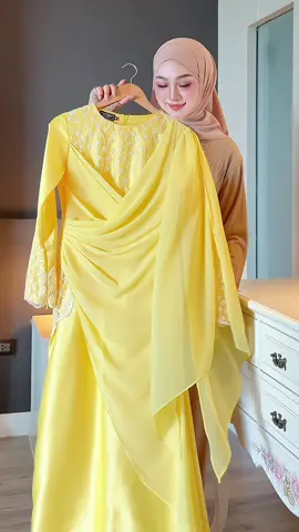 Yellow 💛 Set Nura dress with shawl