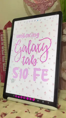 every girl gets her wish 💁🏼‍♀️💓 #galaxytabs10fe #samsungtablet #unboxingtablet 