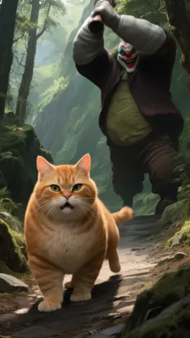 #Cartoon #Fatorangecat #cutecat 