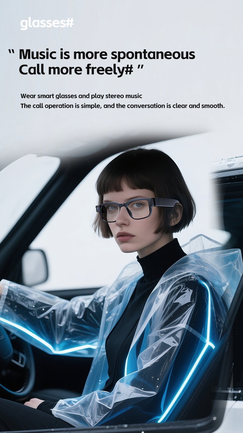 Doublepow [1080P Camera] Smart Glasses Camera |   1080P |   Digital Video Recorder |   Eye Protection |   Sports Action Camera |   Outdoor Sport Eyeglasses Smart glasses Wearable bluetooth glasses smart glasses camera various sport 