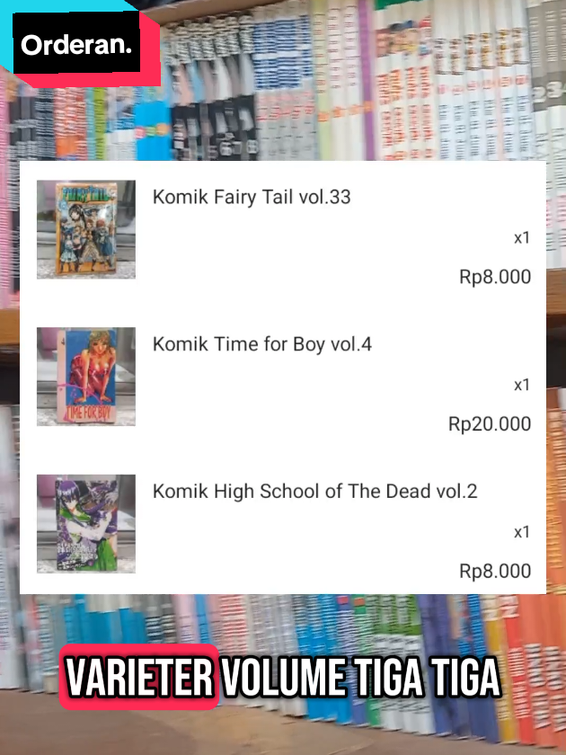 Buat kalian yang lagi nyari komik murah bisa hubungi saya via DM atau komen aja. #bekasi #komik #fyp #BookTok #komiktok #comic #komikmurah #mangatok #buku #manga 