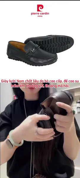Giày lười Nam chất liệu da bò cao cấp, đế cao su đúc mềm êm, thoáng khí thoáng mồi hôi. #giaynam #giayluoi #giayda #giaysneaker #thoitrangnam #thoitrang #xuhuongtiktok #xuhuong 