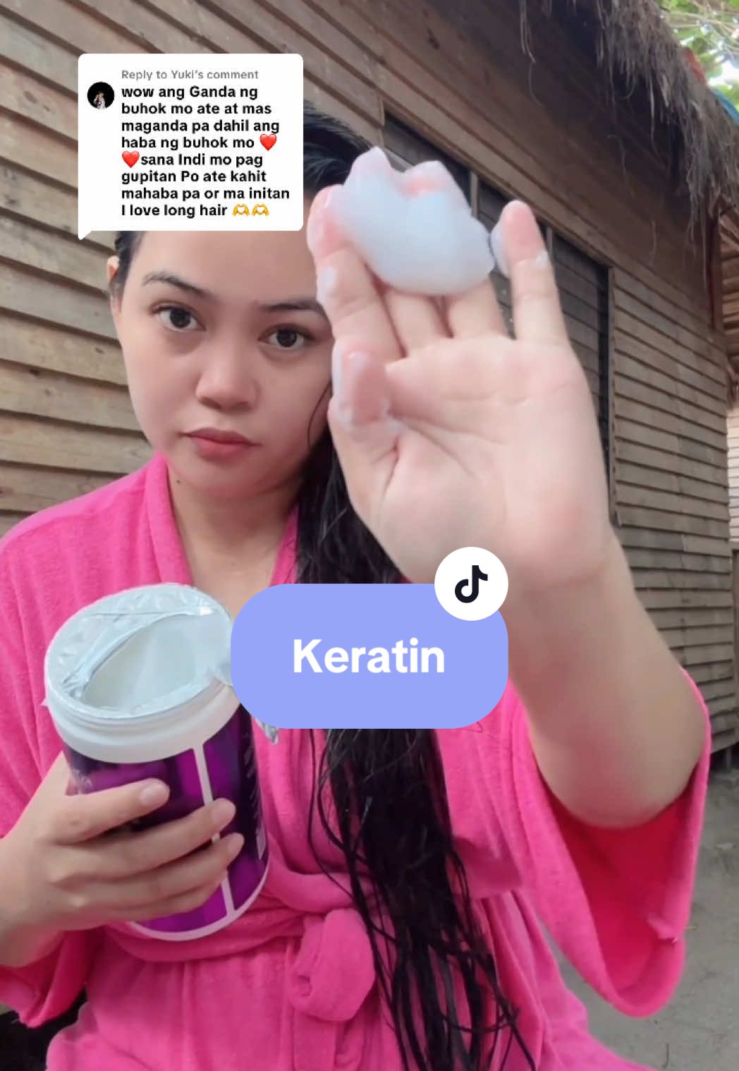 Replying to @Yuki hindi puputulin kahit na sumayad pa ito sa lupa 🥰 #hairkeratin #sulitfinds