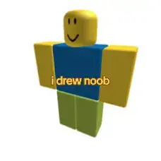 I drew noob from the hit game Roblox from robloxia. #art #roblox #noob #noobroblox #forsakenroblox #artist #fanart #robloxfanart 