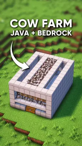 Minecraft Tutorial | Best Cow Farm 🐄 | Java + Bedrock!    ▬▬▬▬▬▬▬▬▬▬▬▬▬▬▬▬▬▬   🔍 Version   • Java Edition 1.21.0      🌳 Resource Pack   • ...   • ...     ☀️ Shader Pack   • Complementary ▬▬▬▬▬▬▬▬▬▬▬▬▬▬▬▬▬▬   #Minecraft #minecrafttutorial #minecrafthowtobuild #minecraftpe #minecraftfarm #cowfarmminecraft #cowfarm 