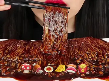 do you like enoki mushroom? as for me, i like it !😋 #zoeyasmr #asmr #mukbangeatingshow #spicyfood #challenge #openreq #eatingsounds #fyp #bismillahfyp #xuhuong 