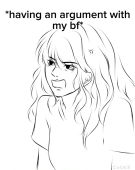 The problem is,I DON’T HAVE A BF/GF TO ARGUE WITH😀#deluluarts #fypシ゚ #enemiestolovers #BookTok #boyfriend #digitalart 