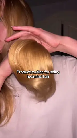 Antwort auf @🇵🇱🫸🧑🏿☪️  routine #shinyhair #hydration #blondehair 