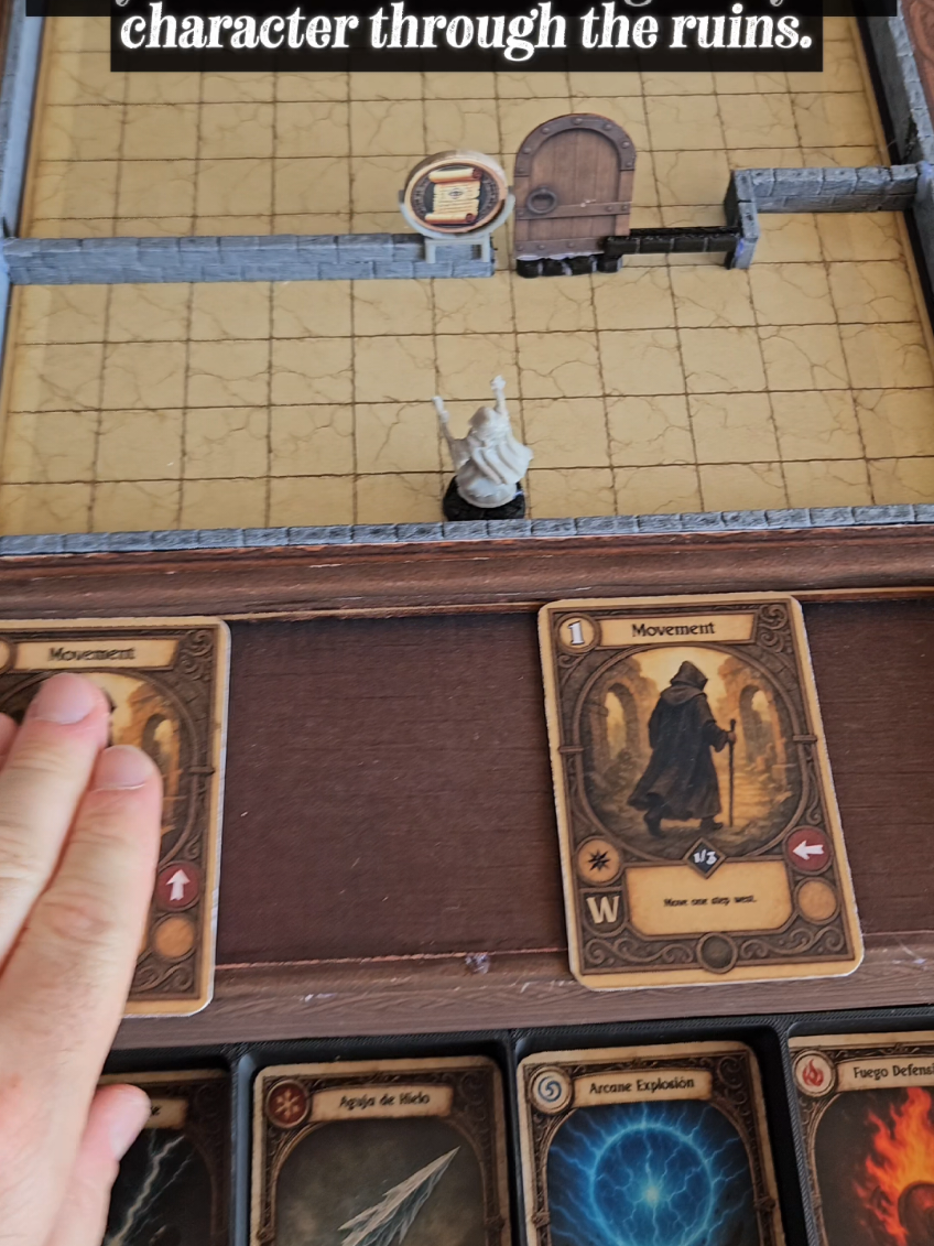 A Taste of the Ancient Powers... #boardgamegeek #fantasygames #dungeonsanddragons #JuegosDeMesa #DungeonCrawler #BoardGame #vestigesoftheancients #Fantasy #Rol #GameDesign #escaperoom 